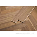 American walnut herringbone parquet chevron